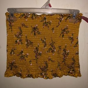 a floral tube top from love culture